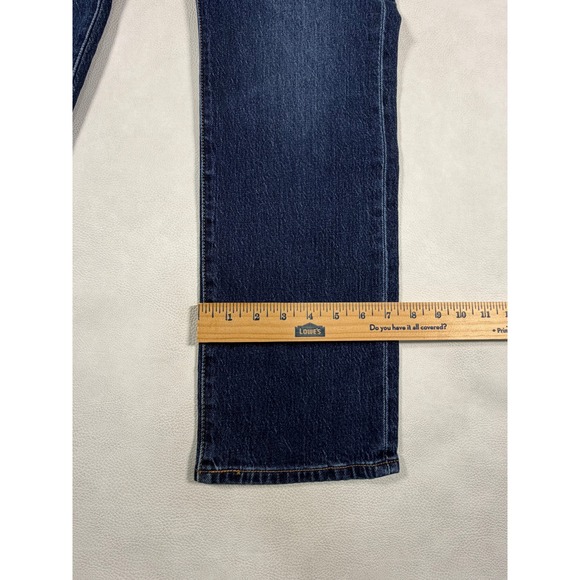 NWT Levis 501 Curve High Rise Straight Leg Jeans Dark Wash Blue Stretch 26x28 - Picture 5 of 10